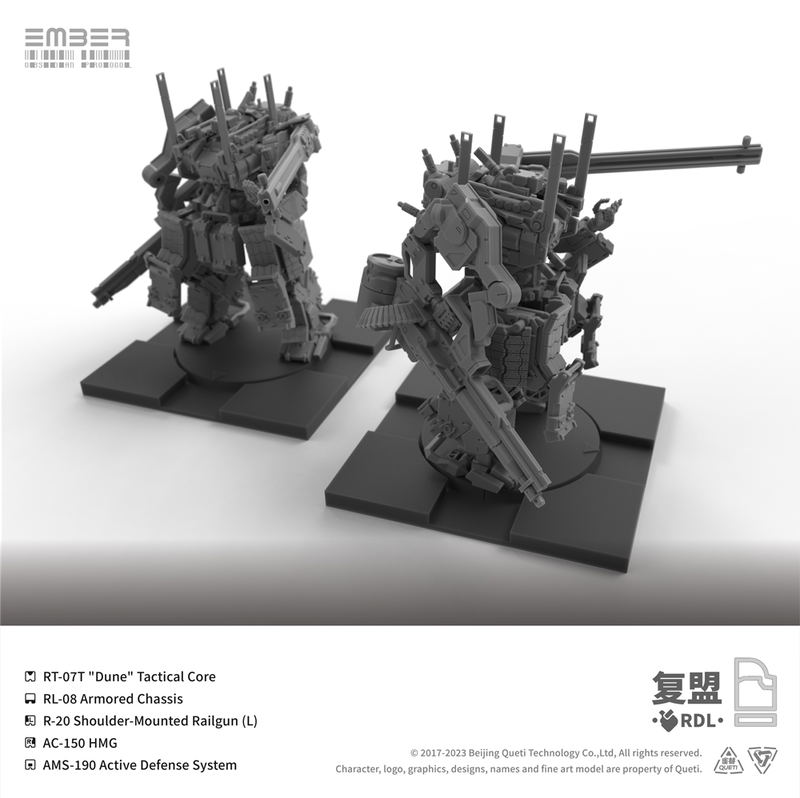 Ember:Obsidian Protocol RDL Core Pack Plastic Model Kit image 4