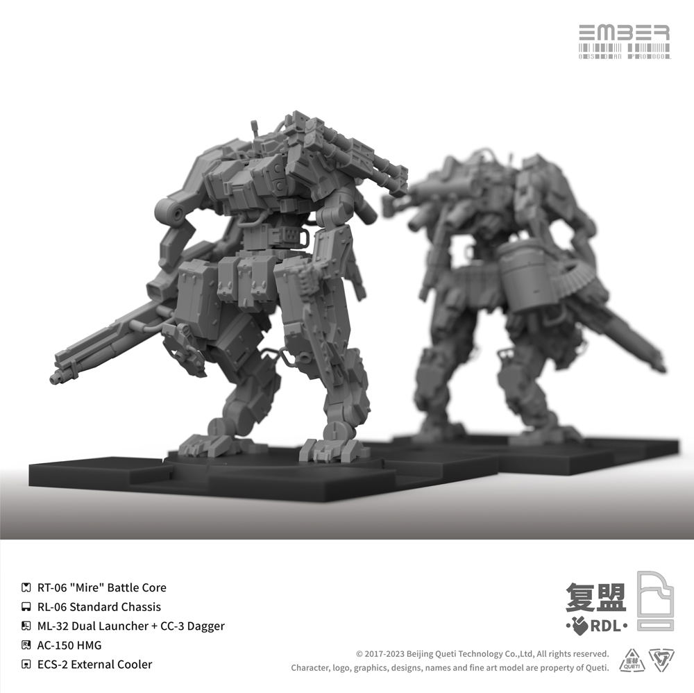 Ember:Obsidian Protocol RDL Core Pack Plastic Model Kit