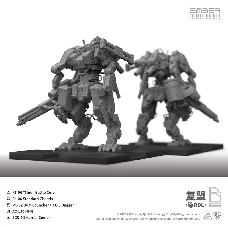 Ember:Obsidian Protocol RDL Core Pack Plastic Model Kit image 6