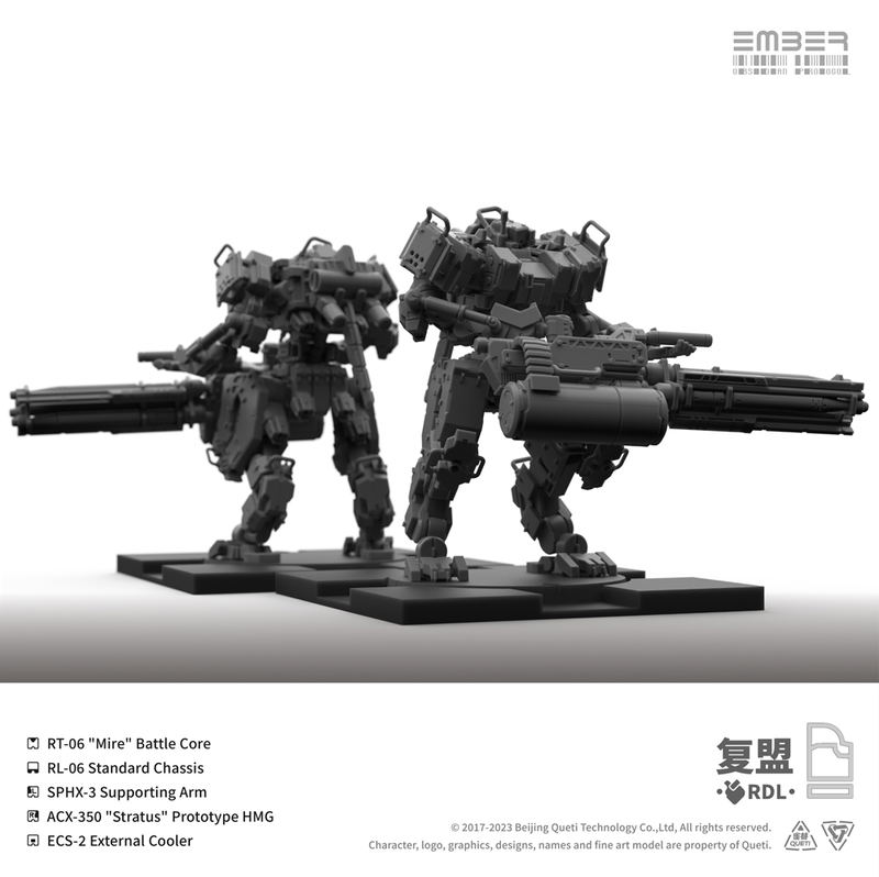 Ember:Obsidian Protocol RDL Core Pack Plastic Model Kit image 7