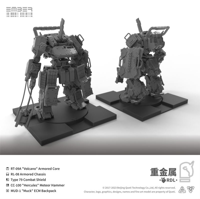 Ember:Obsidian Protocol RDL Heavy Metal Expansion Pack Plastic Model Kit image 3