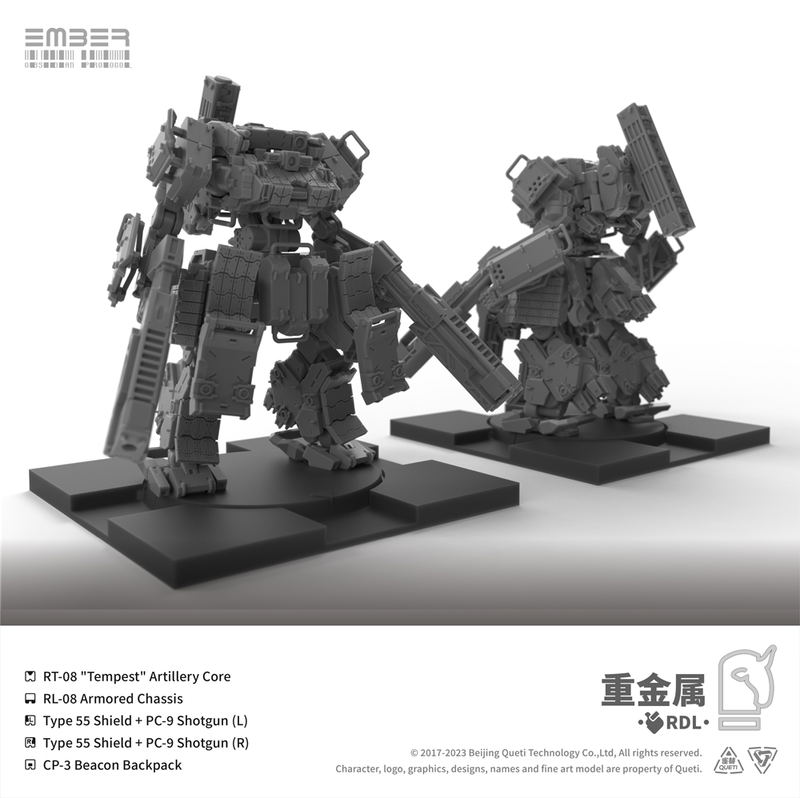 Ember:Obsidian Protocol RDL Heavy Metal Expansion Pack Plastic Model Kit image 4