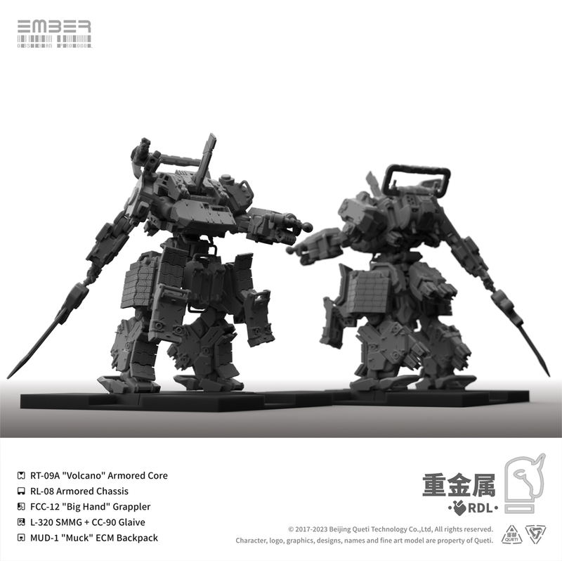 Ember:Obsidian Protocol RDL Heavy Metal Expansion Pack Plastic Model Kit image 5