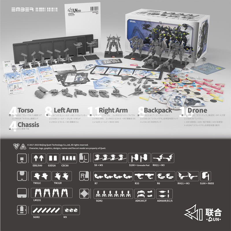 Ember:Obsidian Protocol UN Core Pack Plastic Model Kit image 11