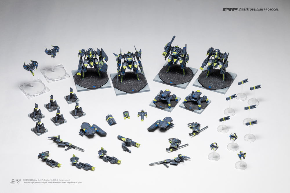 Ember: Obsidian Protocol UNコアセット＋拡張セット Ember:Obsidian Protocol UN Core Pack Plastic Model Kit