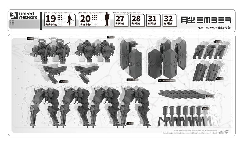 Ember:Obsidian Protocol UN Core Pack Plastic Model Kit image 7