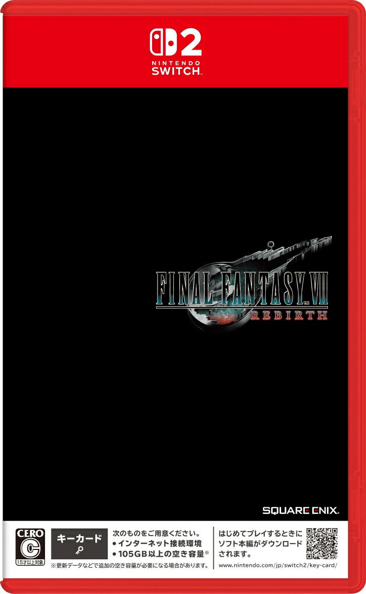 Final Fantasy VII Rebirth (Multi-Language) Game Key Cart for Nintendo Switch 2