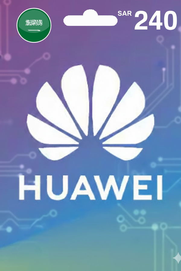 Huawei Gift Card 240 SAR | Saudi Arabia Account digital
