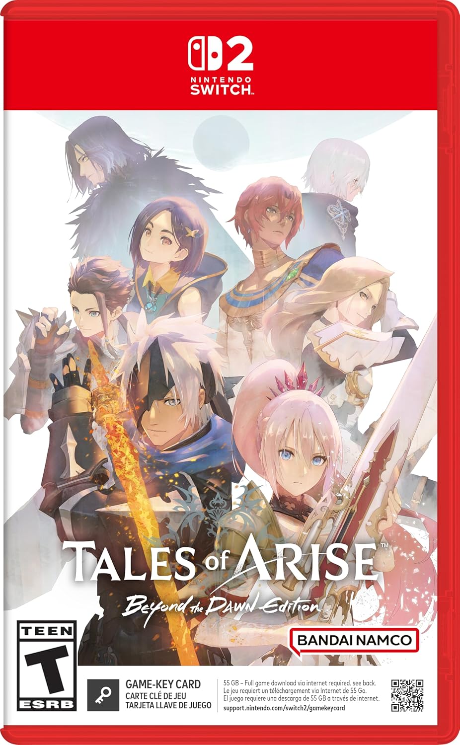 Tales of Arise [Beyond the Dawn Edition] Game Key Cart for Nintendo Switch 2