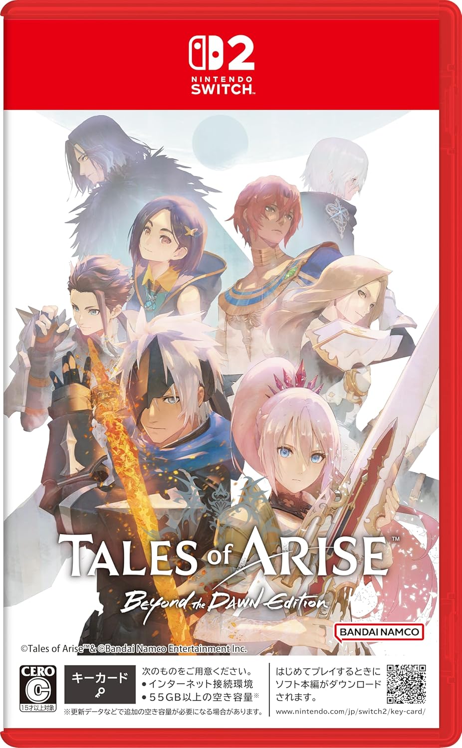 Tales of Arise [Beyond the Dawn Edition] (Multi-Language) Game Key Cart for Nintendo Switch 2