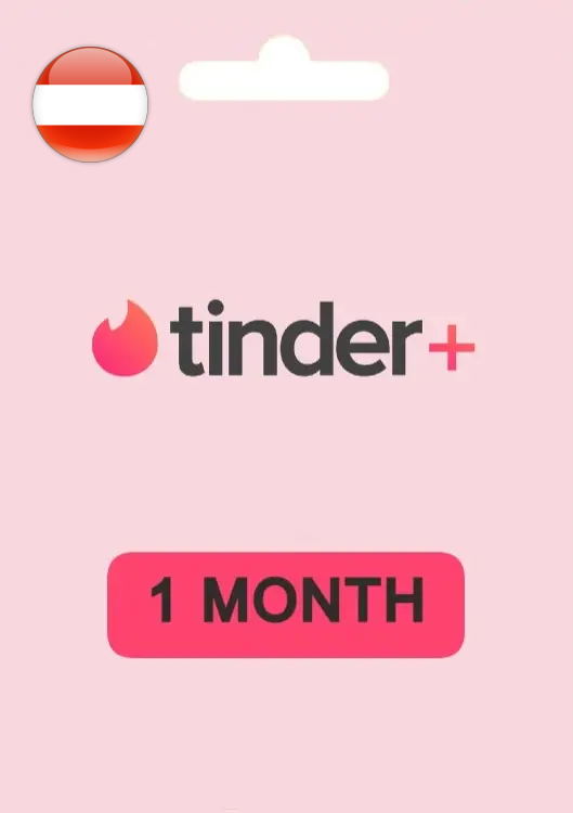 Tinder Plus 1 Month Subscription | Austria Account digital — Import Game Deal