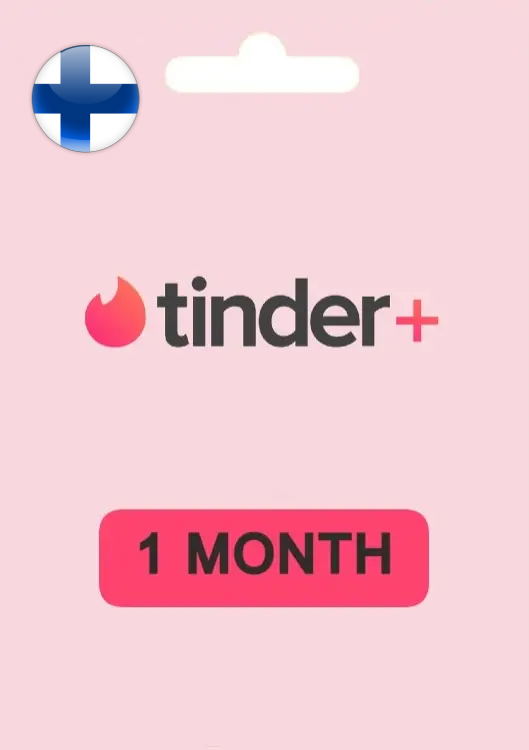 Tinder Plus 1 Month Subscription | Finland Account digital — Import Game Deal