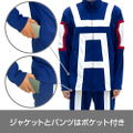 Anime My Hero Academia - U.A. High School Gym Uniform (Long Sleeve Top And Bottom Set) (Men's L) thumbnail 8