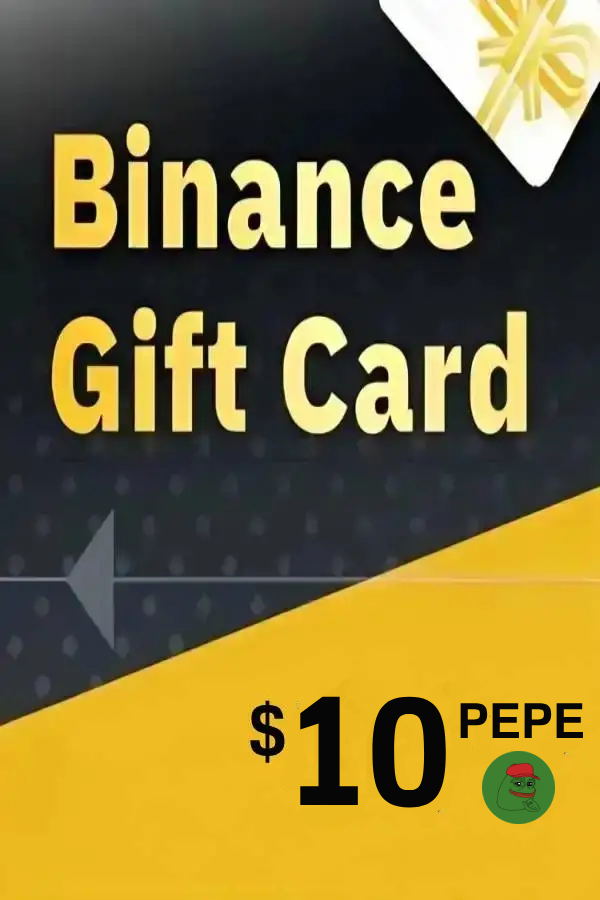 Binance Gift Card 10 USD (PEPE) digital — Import Game Deal