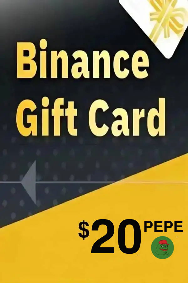 Binance Gift Card 20 USD (PEPE) digital — Import Game Deal