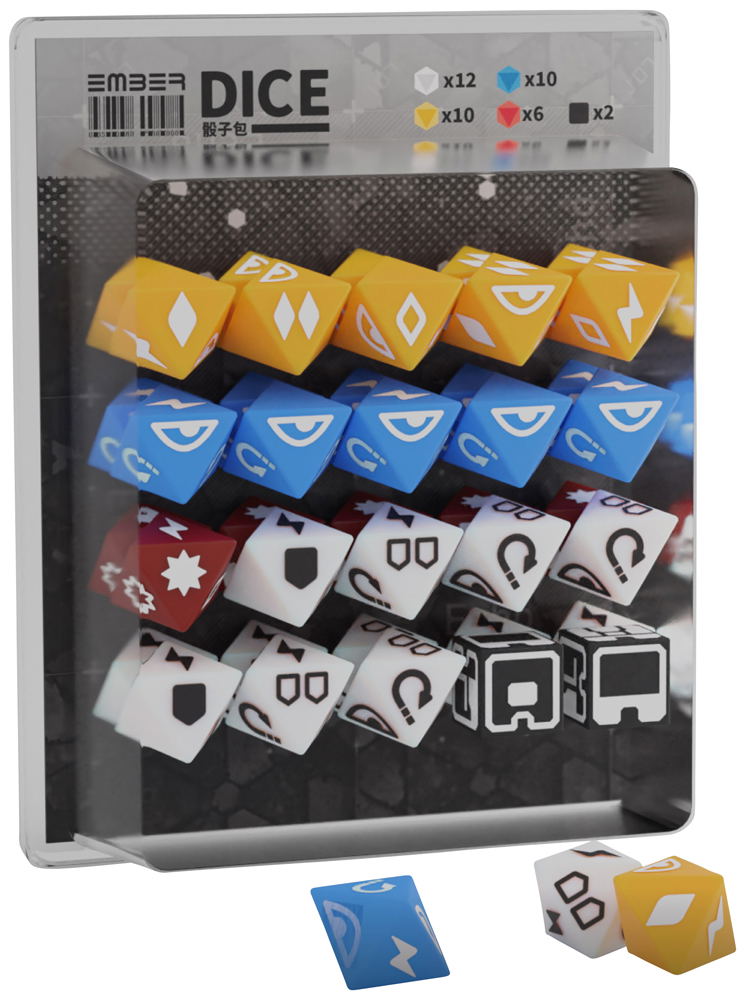 Ember: Obsidian Protocol Dice Pack