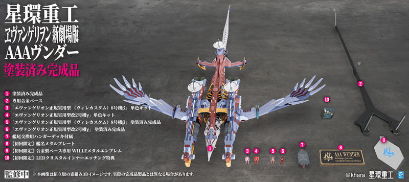 Evangelion 3.0+1.0 Thrice Upon a Time Plastic Model Kit: Ultra Scale AAA Wunder (Pre-Assembled Finished Model Ver.) image 6