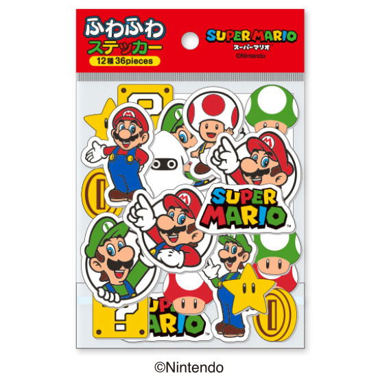 Super Mario Fuwafuwa Sticker image 3