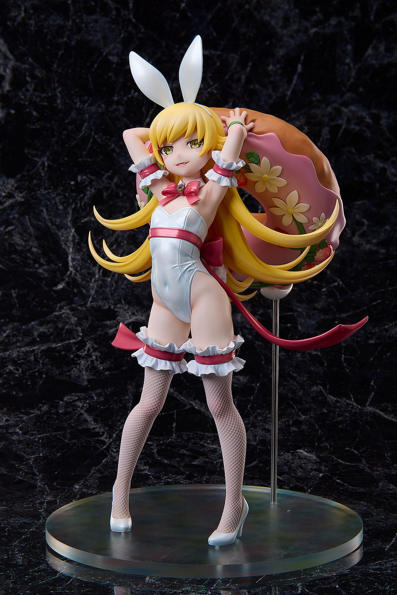 Monogatari Series 1/4 Scale Pre-Painted Figure: Oshino Shinobu White Bunny Ver. image 2