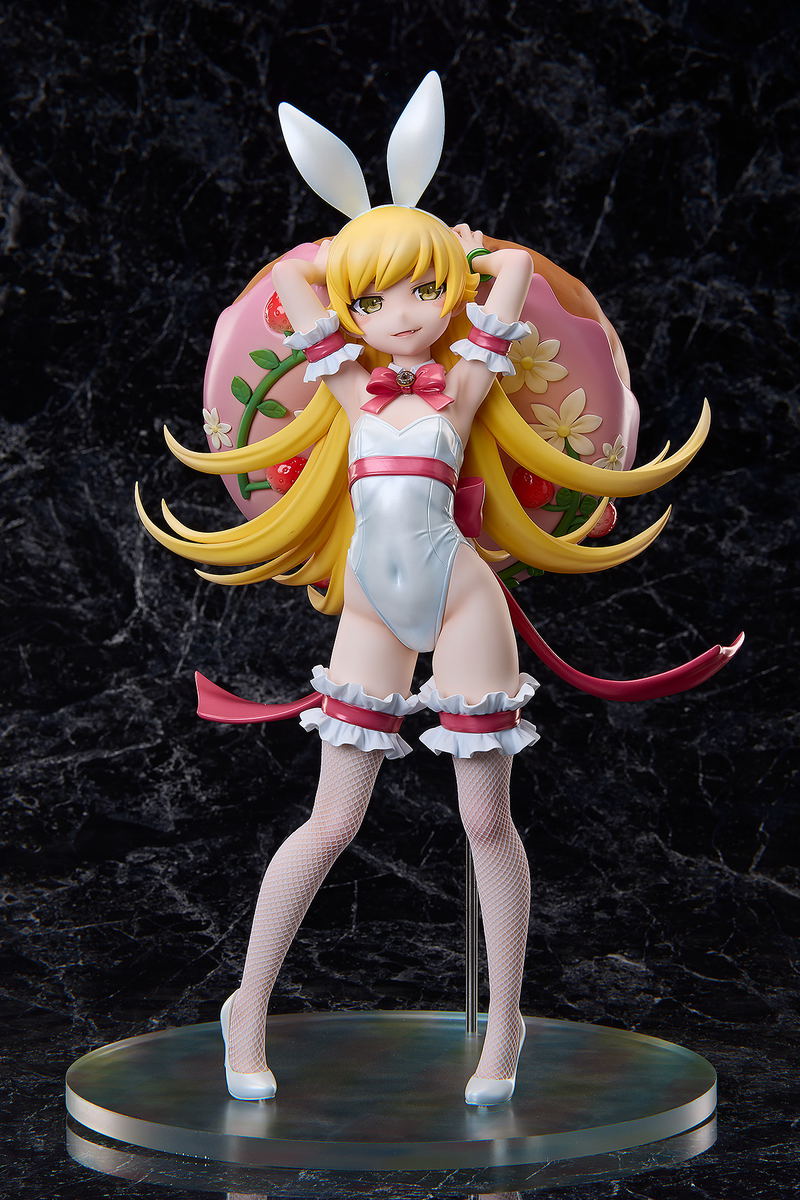 Monogatari Series 1/4 Scale Pre-Painted Figure: Oshino Shinobu White Bunny Ver. image 3