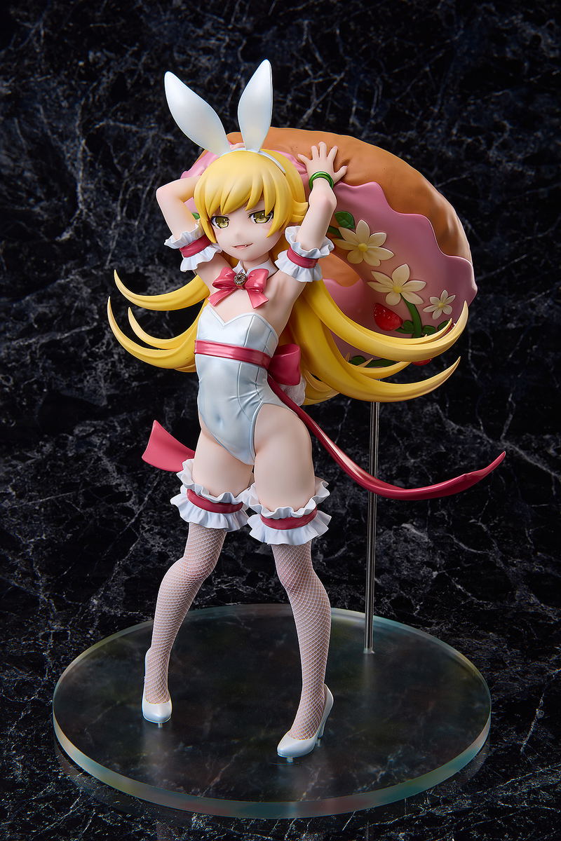 Monogatari Series 1/4 Scale Pre-Painted Figure: Oshino Shinobu White Bunny Ver. image 8