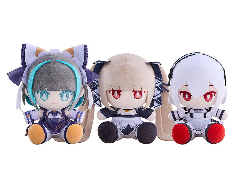 Azur Lane Cheshire & Formidable & Sirius Punipuni Plushie Set image 1