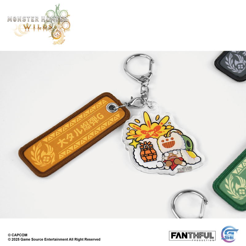 Monster Hunter Wilds Acrylic Keychain Palico (Set of 10 Pieces) image 3