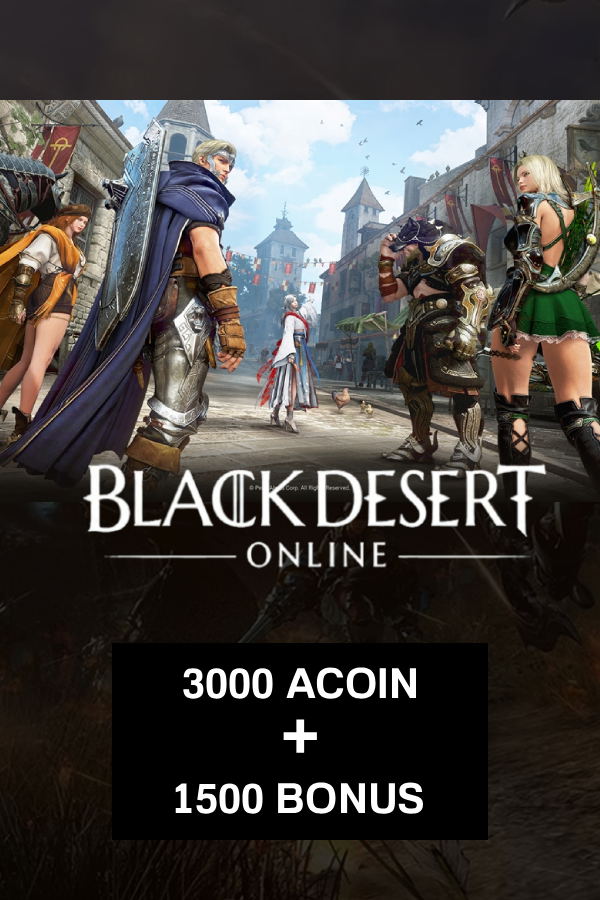 Black Desert Online 3000 Acoin + 300 Bonus digital — Import Game Deal