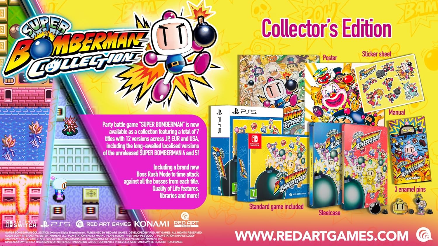 Super Bomberman Collection [Collector's Edition] for Nintendo Switch, Nintendo Switch 2