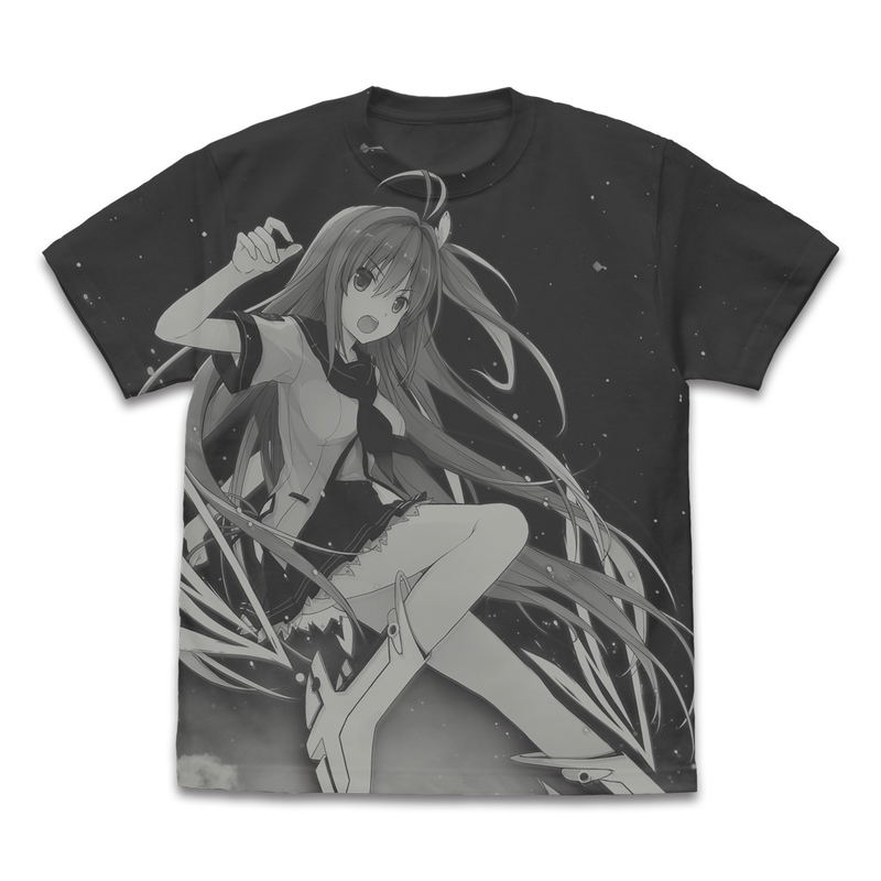 Aokana: Four Rhythm Across The Blue - Fly Through The Sky Asuka Kurashina All-Print T-shirt (Sumi | Size M) image 1