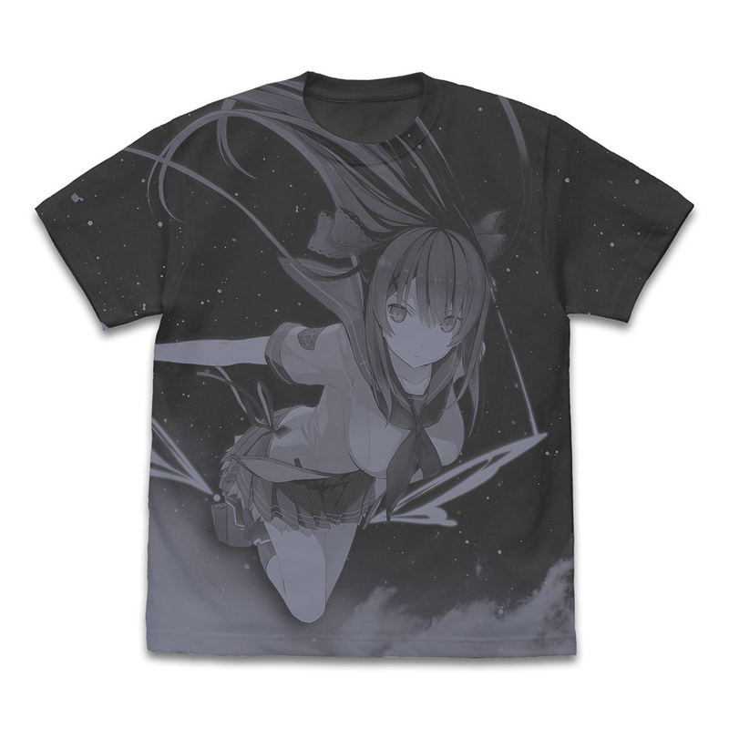 Aokana: Four Rhythm Across The Blue - Fly Through The Sky Misaki Tobisawa All-Print T-shirt (Sumi | Size L) image 1