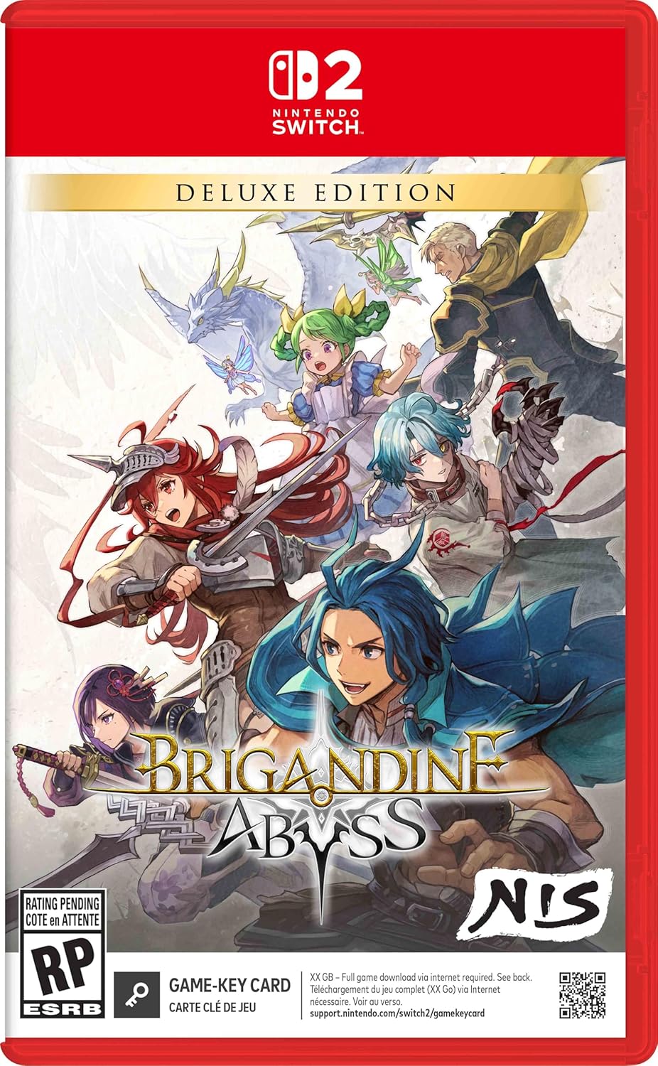Brigandine Abyss [Deluxe Edition] Game Key Cart for Nintendo Switch 2