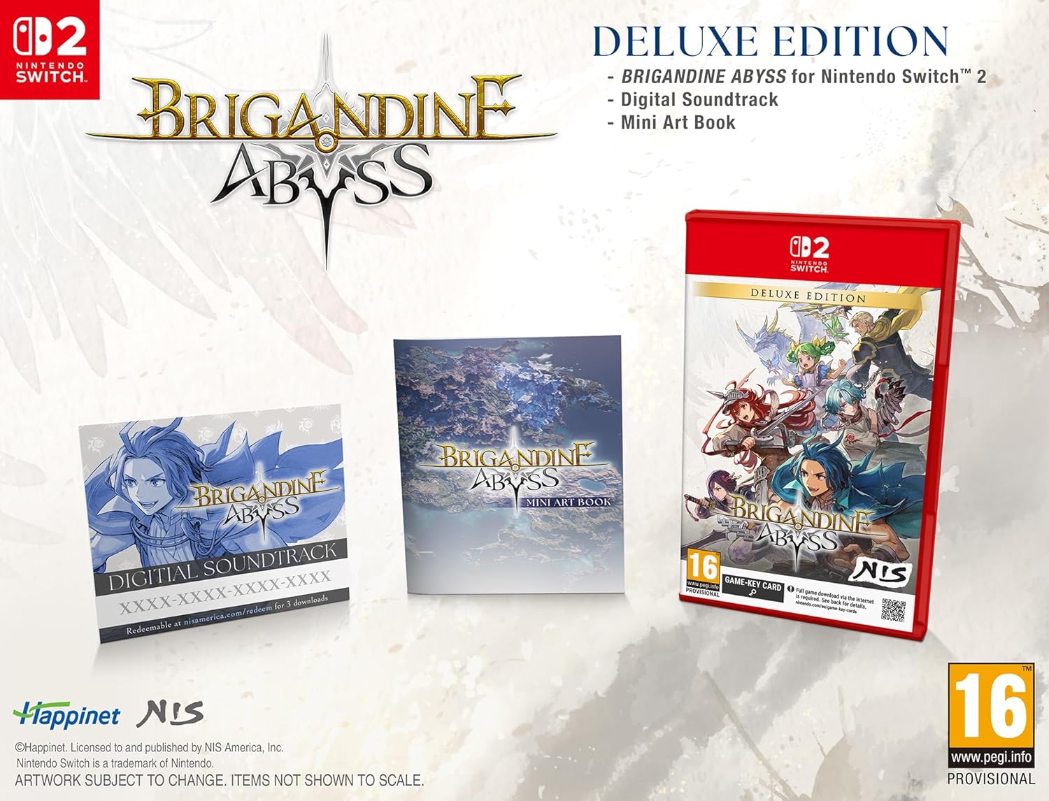 Brigandine Abyss [Deluxe Edition] Game Key Cart for Nintendo Switch 2