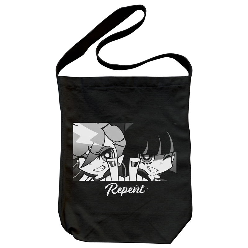 New Panty & Stocking With Garterbelt - Panty & Stocking Shoulder Tote Bag (Black) image 1