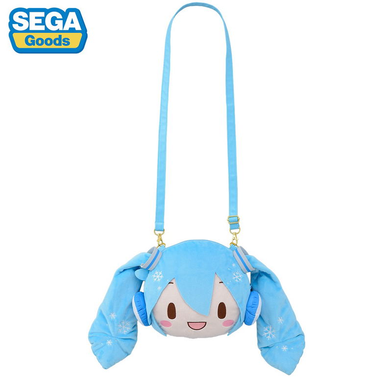 Snow Miku Fuwa Petit Face Shoulder Bag (M) image 1