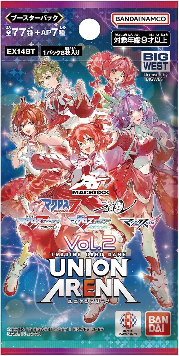 Union Arena Macross Series Booster Pack Vol. 2 EX14BT (Set of 16 Packs) image 2