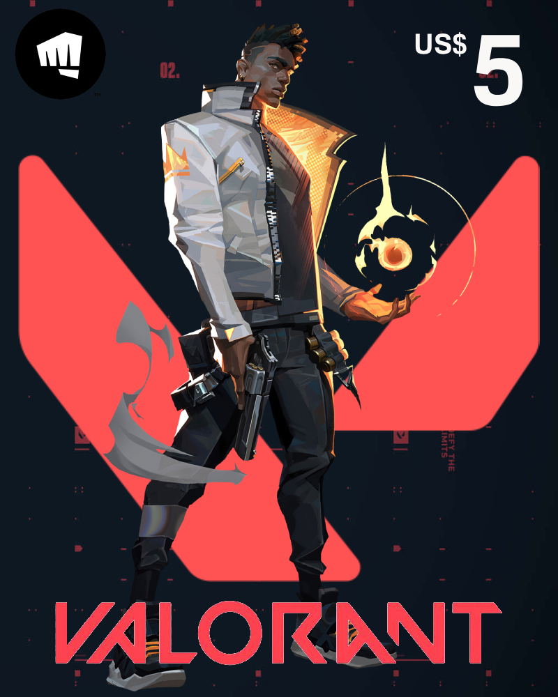 Valorant Gift Card USD 5 | US Account digital — Import Game Deal