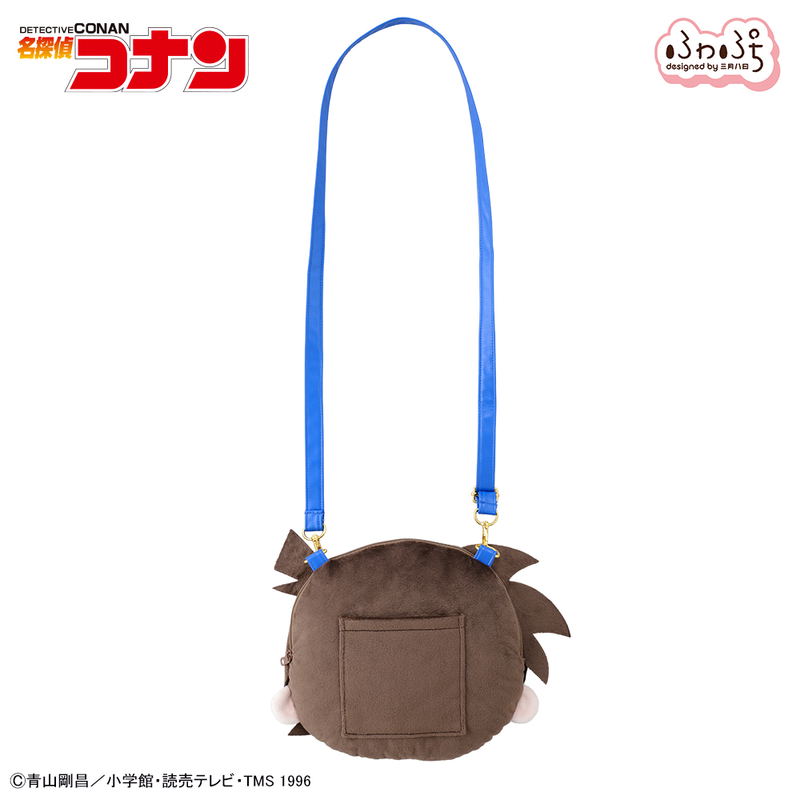 Detective Conan Edogawa Conan Fuwa Petit Face Shoulder Bag (M) image 3