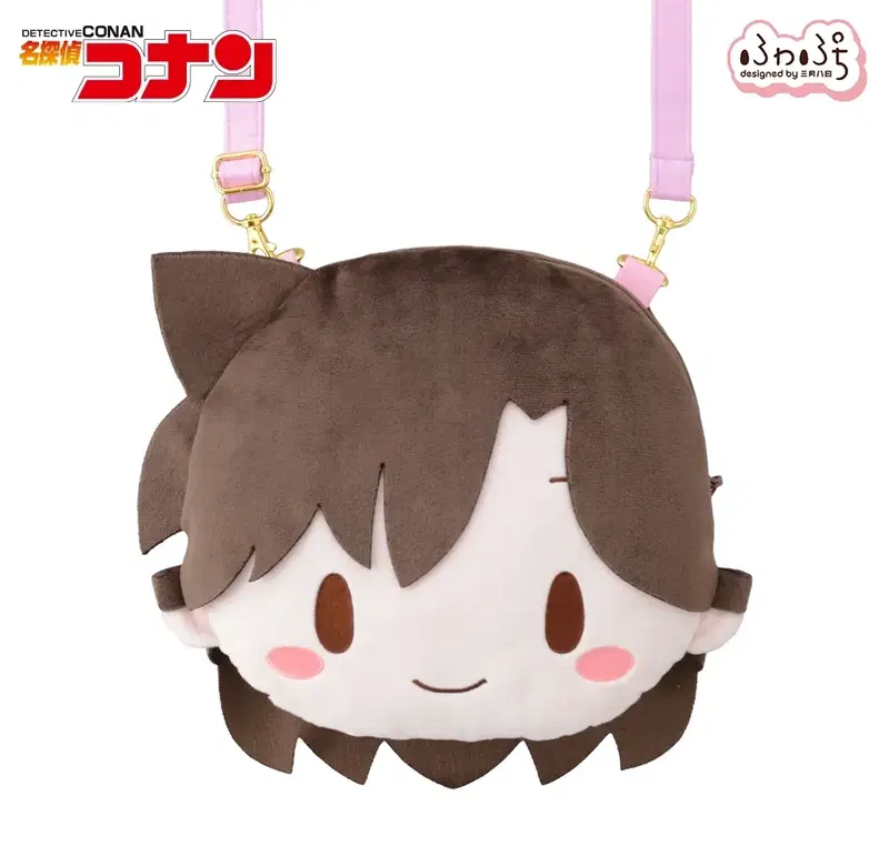 Detective Conan Mori Ran Fuwa Petit Face Shoulder Bag (M) image 1