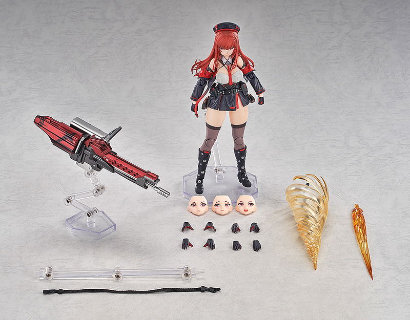 Goddess of Victory Nikke Pre-painted Posable Figure: Hyper Body Rapi Red Hood image 9