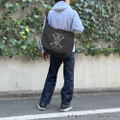 One Piece - Straw Hat Crew Newspaper Bag (Black) thumbnail 3