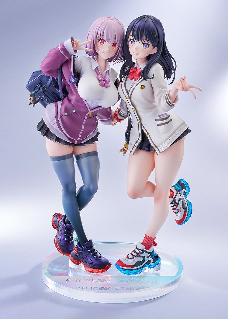 SSSS.Gridman 1/7 Scale Pre-Painted Figure: Takarada Rikka & Shinjo Akane feat. toridamono [GSC Online Shop Limited Ver.] image 3