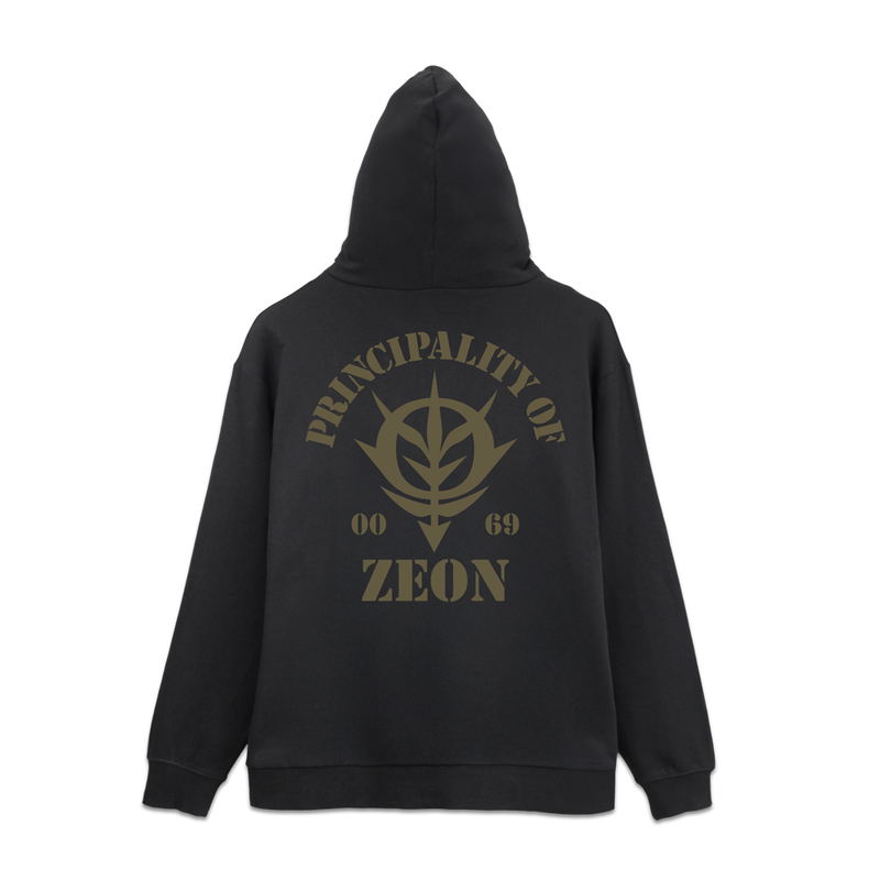 Mobile Suit Gundam - Principality Of Zeon Zip Hoodie Ver. 3.0 (Black | Size XL) image 1