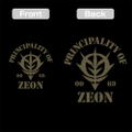 Mobile Suit Gundam - Principality Of Zeon Zip Hoodie Ver. 3.0 (Black | Size XL) thumbnail 3