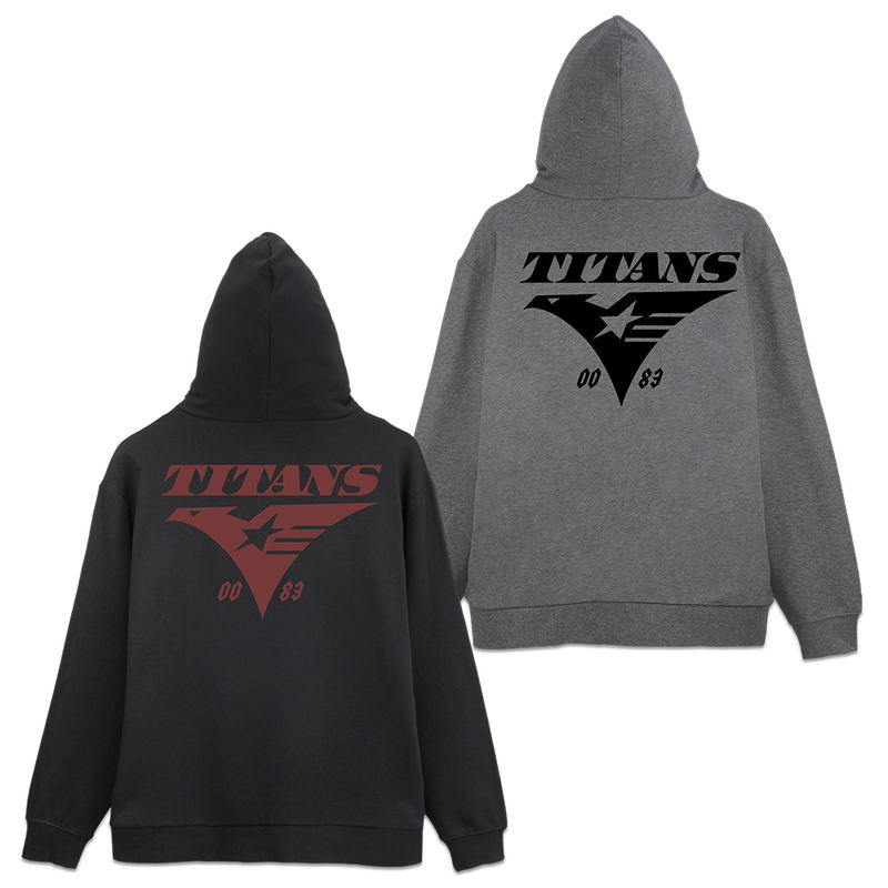 Mobile Suit Zeta Gundam - Titans Zip Hoodie Ver2.0 (Black | Size XL) image 4