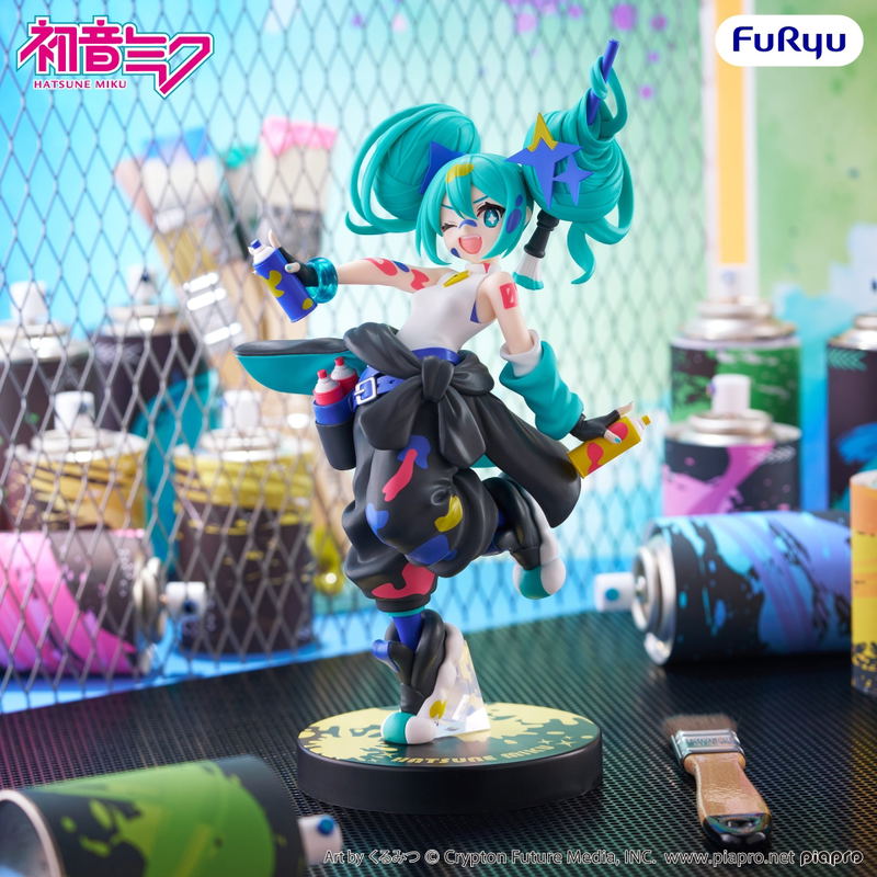 Hatsune Miku Muchute Figure: Paint Girl Another Color Ver. image 1