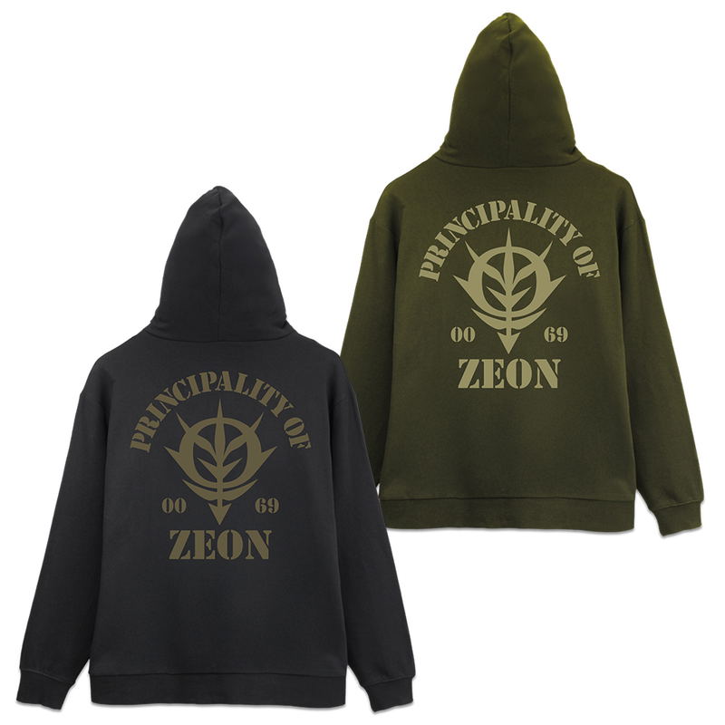 Mobile Suit Gundam - Principality Of Zeon Zip Hoodie Ver. 3.0 (Moss | Size XL) image 4