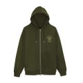 Mobile Suit Gundam - Principality Of Zeon Zip Hoodie Ver. 3.0 (Moss | Size XXL) thumbnail 2