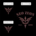 Mobile Suit Gundam Unicorn - Neo Zeon Zip Hoodie Ver2.0 (Black | Size M) thumbnail 3