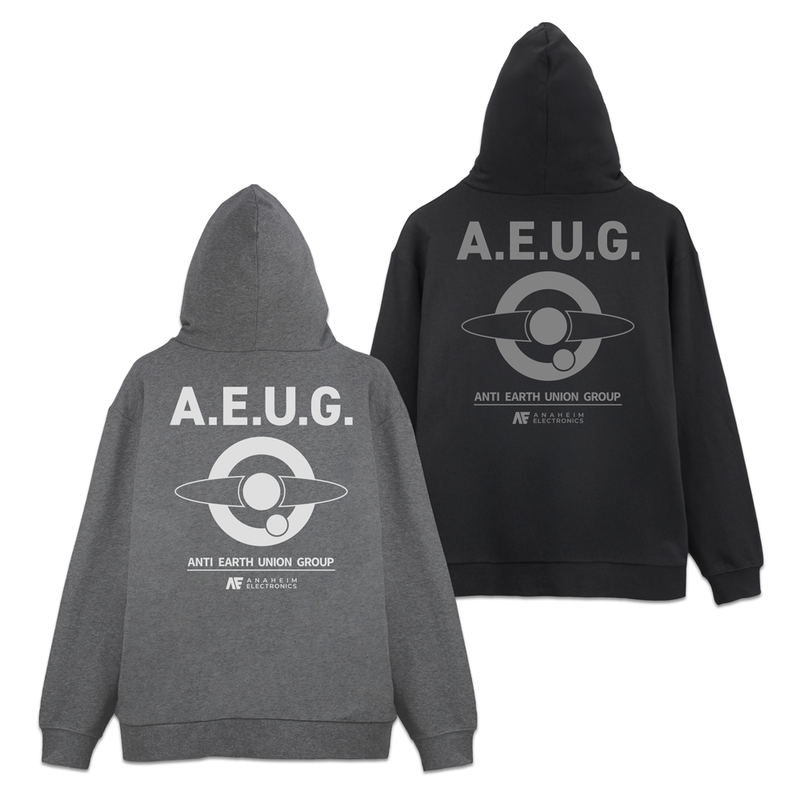 Mobile Suit Zeta Gundam - A.E.U.G. Zip Hoodie (Mix Gray | Size L) image 3